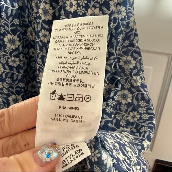 Doen Marianne Dress in Jessamine Calico NWT - Picture 11 of 14